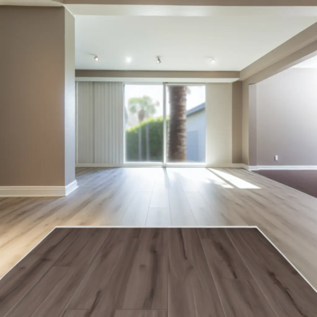 Detal nowoczesnej podłogi w zbliżeniu